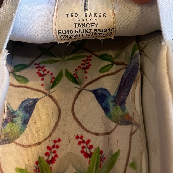 Ted Baker Hummingbird Floral Sneakers - Picture 10 of 10